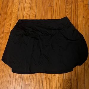 Black Active Skort